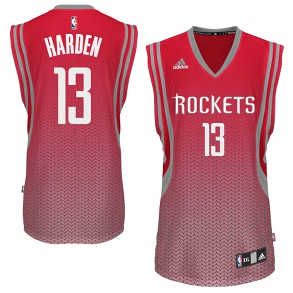 nba houston rockets 13 harden red grey[drift fashion]